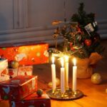 Tradícionális karácsonyi gyertyatartók Svédországban